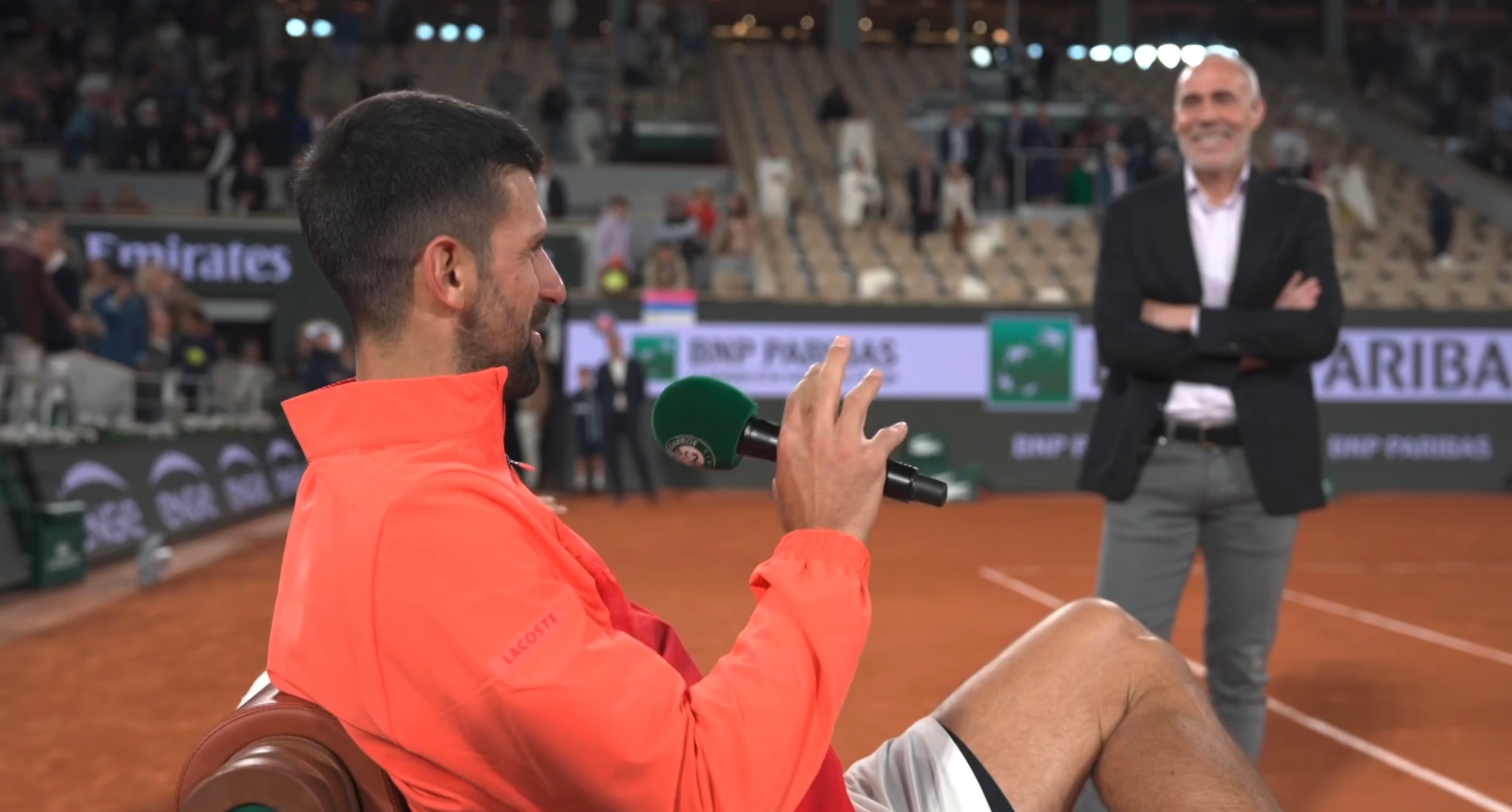 包含德约科维奇赛后接受采访：C罗是我最难对付的对手的词条-九游官方